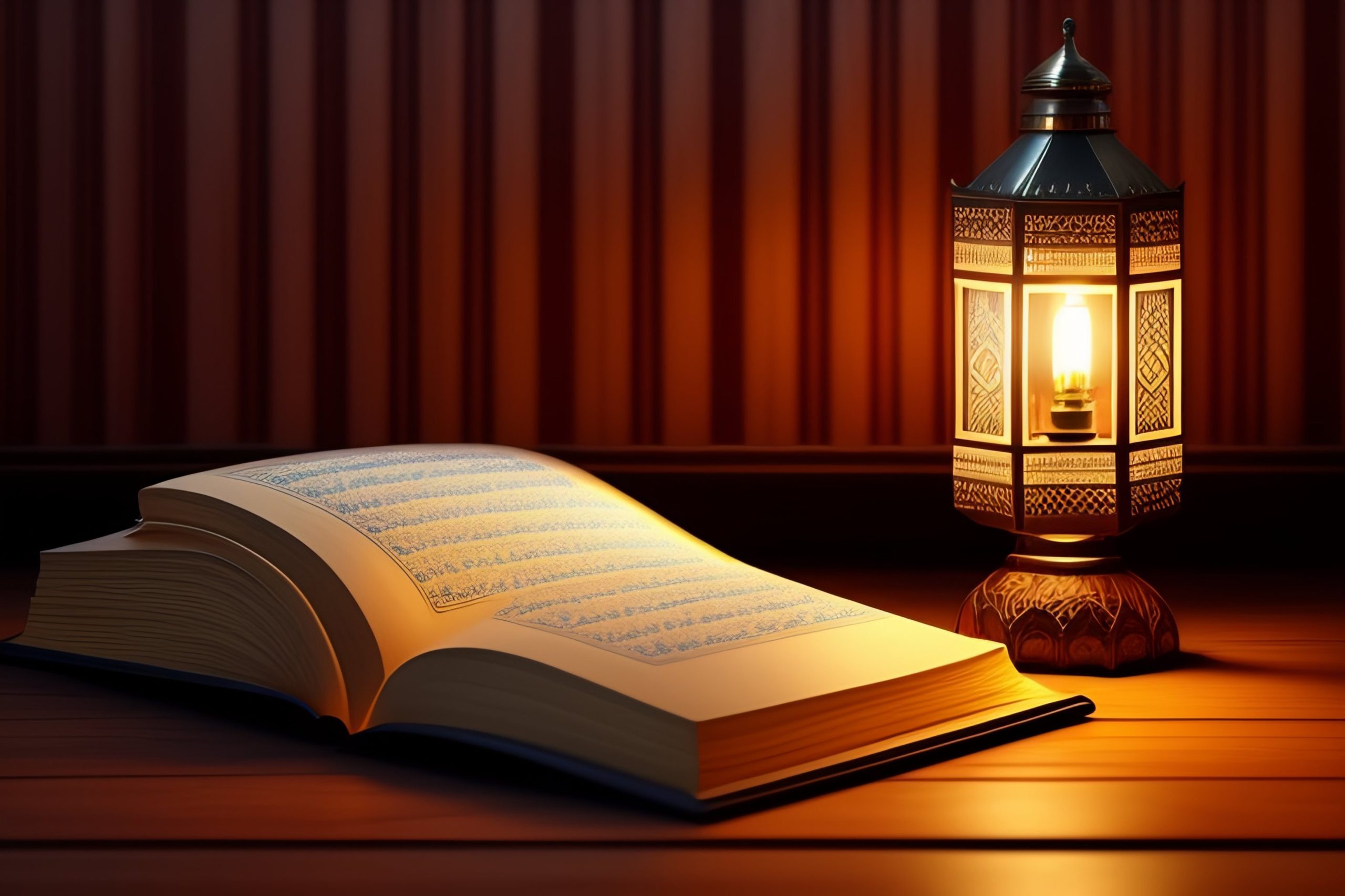 book-is-open-lamp-lit-lantern